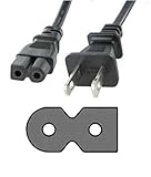 PlatinumPower AC Power Cable Cord for Brother Sewing Machine STAR120E, STAR130E, STAR140E, XL3000, SQ-9000, XR1300, XR1355, XR-4000, XR-7700, XR-9000, XR-9500PRW, Nouvelle 1500S, VE2200