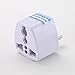 ANRANK UA3983AK 2 Packs EU UK US to AU Australia AC Power Plug Adapter Travel Converter White