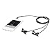 Movo PM20 Dual Lavalier Microphone - Lapel Microphone Compatible with Apple iPhone, iPad, iPod Touch, Android and Windows Smartphones - Perfect Interview Microphone