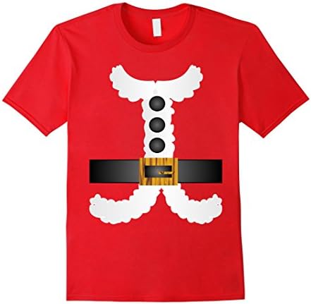 Mens family christmas T Shirt Santa Claus t shirts 3XL Red