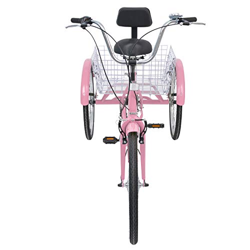 Slsy Adult Tricycles Speed, Adult Trikes 20/24 26 inch Wheel