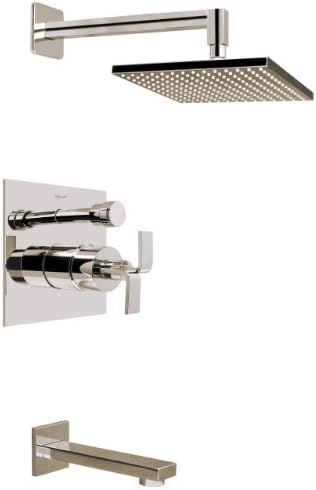 Graff G-7290-C9S-SN-T Contemporary Pressure Balancing Shower Set Trim Only, Steelnox
