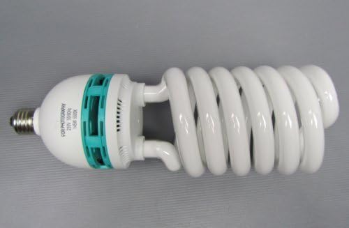 PhotoGeeks Spiral CFL Daylight Balanced Light Bulb for Photography & Video | E27 Fit | 5500k Temperature | Available in 30w, 35w, 55w, 85w and 100w (100w)