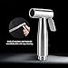 Stainless Steel Water Saving Bidet Sprayer Hand Held Bidet Shattaf Sprayer for Toilet Flushing, Gardening, Floor, Pet Showering, Fruits Washing