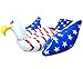 Mimosa Inc American Flag Bald Eagle Inflatable Premium Quality Giant Size Pool Float
