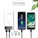 PISEN 20000mAh Power Bank, Dual-USB Portable Charger & Power Station High Capacity External Battery Pack with LCD Display Compatible for iPhone, Samsung and More