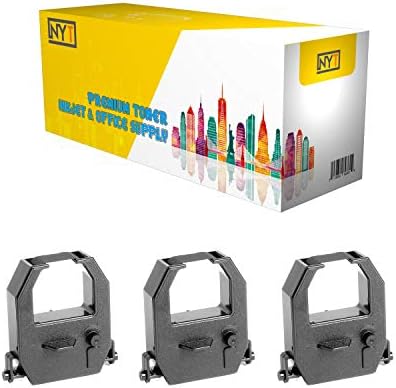 NYT Compatible PIX3000 Replacement PIX3000 Bk Fax Cartridge Time Clock Ribbon Amano EX3000 EX5000 EX6000-3 Pack