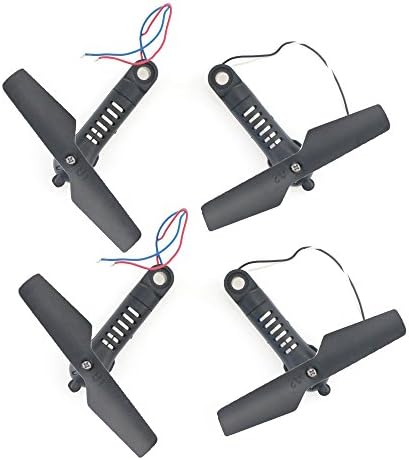 Hooray! Service Original CW &amp; CCW Motor Arm with Propellers Crash Kit Spare Parts for JJRC H37 MINI BABY ELFIE RC Quadcopter