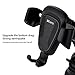 IKOPO Easy to Use Car Phone Mount,Gravity Car Phone Holder Suitable for iPhone Samsung Galaxy LG Nexus & More Smartphone(Black)