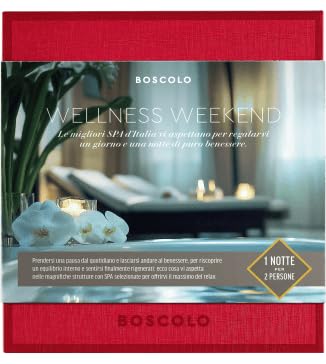 Boscolo Gift Wellness - Cofanetti Viaggio Regalo 2 Persone, Esperienza Spa e Relax per 2, Idee Regalo Donna e Uomo