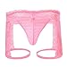Men's Sexy Floral Lace Sissy Pouch Crossdress Panties Boxer Briefs Mesh Sheer See-Through Garter G-String Girly Underwear Low Rise Breathable Hipster Bikini Swim Shorts Thongs Swimwear Underpants