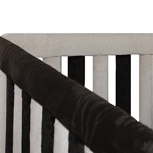 Go Mama Go Designs Reversible Teething Guard, Cream/Chocolate