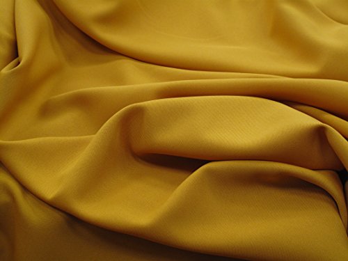 white Solid Poly Poplin Fabric By The Yard - 1 Yard