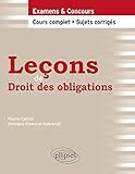 Leçons de Droit des obligations by 