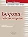 Leçons de Droit des obligations by 