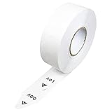 1 roll of 2-Digit Take-A-Number Tickets - 2000