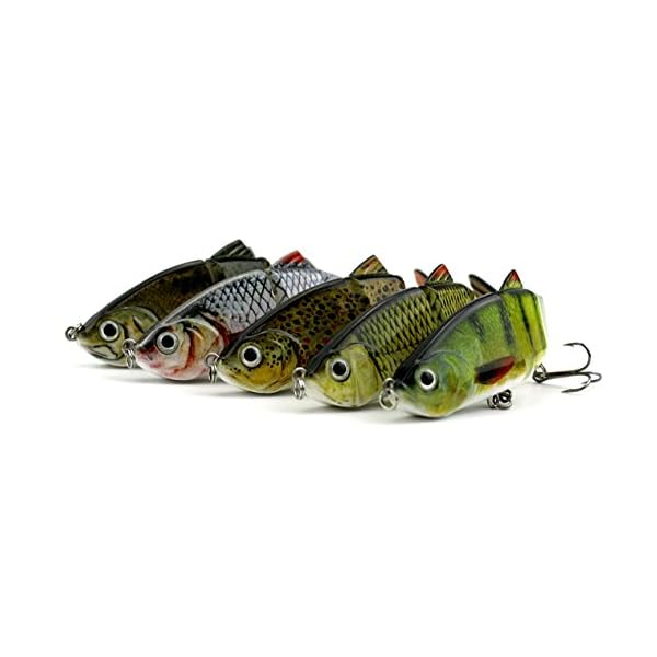 Isafish-Swimbaits-for-Bass-Crankbait-Bionic-Multi-Jointed-4-Segment-Pike-Fishing-Lures-Minnow-Hard-Bait-472-Inch-06-Ounce