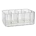 STORi Clear Plastic Utensil and Condiment Caddy | 5 Compartments