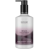 Scottish Fine Soaps Wild Heather Hand & Body Lotion 300ml – Hydrating Lotion Moisturiser with Allantoin and Heather Extract