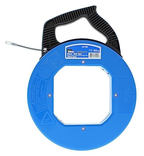 Fish Tape Leader IDEAL 100ft Zoom Fish Tape – Stainless Steel - Main Image