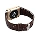 For Apple Watch 42mm Bands, Gotd Replacement Accessories Leather Buckle Wrist Watch Band Strap Belt for Watch Apple Watch 42mm (Dark Brown)