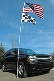 Flagpole To Go TUTP Ultimate Tailgaters Package with 1 Tire Mount - Aluminum