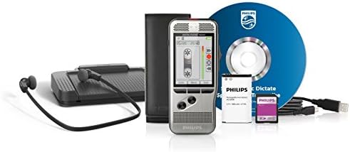 Philips DPM7700/01 Digital Pocket Memo Range Recorder with SpeechExec Dictate Workflow Software and Digital Transcription Kit