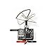 Eachine TX02 Super Mini AIO 5.8G 40CH 200mW VTX 600TVL 1/4 Cmos FPV Camera for Indoor FPV Drone Like Blade Inductrix Tiny Whoops (Free ARRIS Battery Straps)