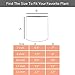 PEACH & PEBBLE 10 Inch White Ceramic Planter. Classic Cylinder Plant Pot for House Plants and Indoor Plants (Drainage + Stopper Included).