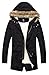 NITAGUT Men's Hooded Faux Fur Lined Warm Coats Outwear Winter Jackets