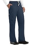 Grey's Anatomy Men's Modern Fit Cargo Scrub Pant, Steel, Medium