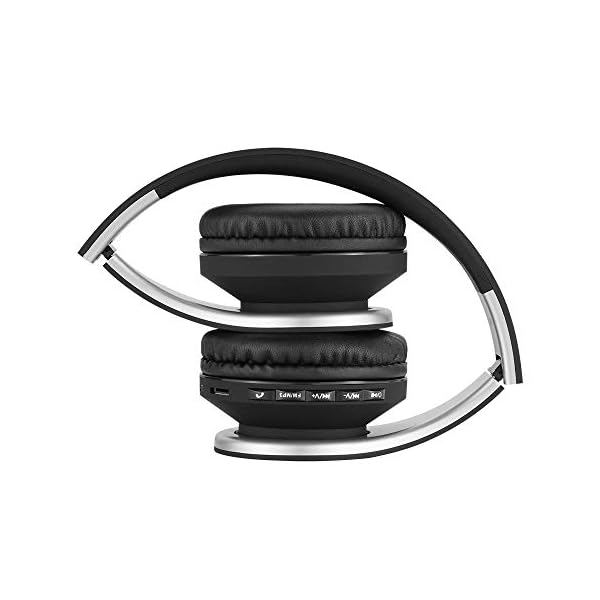 PowerLocus-Wireless-Bluetooth-Over-Ear-Stereo-Foldable-Headphones-Wired-Headsets-Noise-Cancelling-with-Built-in-Microphone-for-iPhone-Samsung-LG-iPad-BlackSilver PowerLocus Wireless Bluetooth Over-Ear Stereo Foldable Headphones, Wired Headsets Noise Cancelling with Built-in…