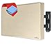 Outdoor TV Cover - 40 / 42 / 43 inch Beige Weatherproof & Waterproof Universal Television Protector for Flat Screen LED, LCD TV Screens w/ Sealed Fit & Remote Storage - Fits Standard Mounts & Stands