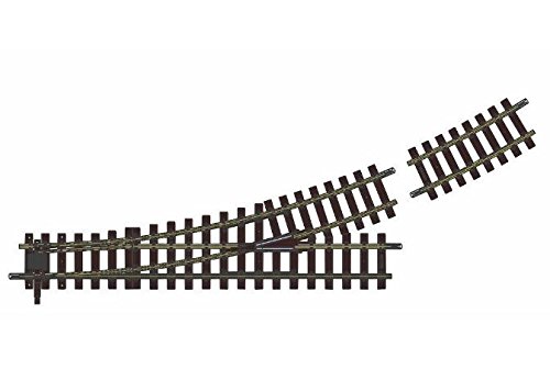 PIKO G SCALE MODEL TRAINS - MANUAL R7 CURVED SWITCH LEFT - 35226