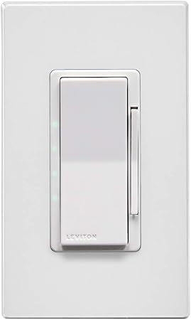 Leviton Dw4sf 1bw Decora Smart Wi Fi Fan Speed Controller White