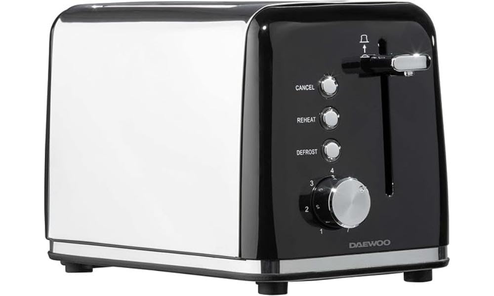 Daewoo Black 2 Slice Toaster โ image 1