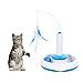 Bascolor Cat Toys Interactive Electric Rotate Feather Toy Teaser Wand Motion Toys for Cats Kitten