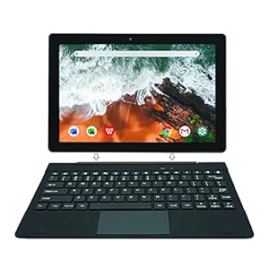 Simbans [3 Bonus Items] TangoTab 10 Inch Tablet with Keyboard 2-in-1 Laptop, 4GB RAM, 64 GB Storage, Android 10, Mini…