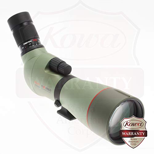 Kowa TSN-883 Prominar Pure Fluorite Spotting Scope Body, Angled with TE-11WZ Zoom Eyepiece