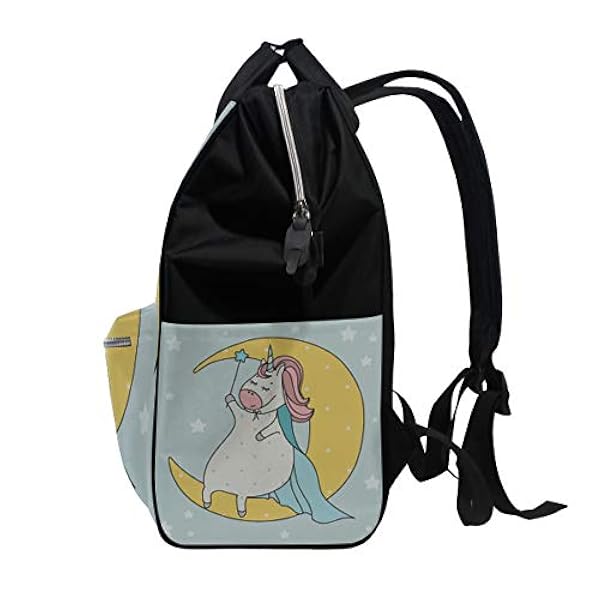 Kawaii Mignon Licorne Lune Grande Capacite Sacs A Couche Maman Sac A Dos Multi Fonctions Nappy