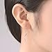 KEETEEN Double Curved Sterling Silver Threader Earrings Tassel Drop Dangle Earrings Gift for Womens