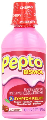 Pepto-Bismol Cherry Liquid, 16 Oz (Pack of 3) - Upset Stomach & Diarrhea Relief - Image 3