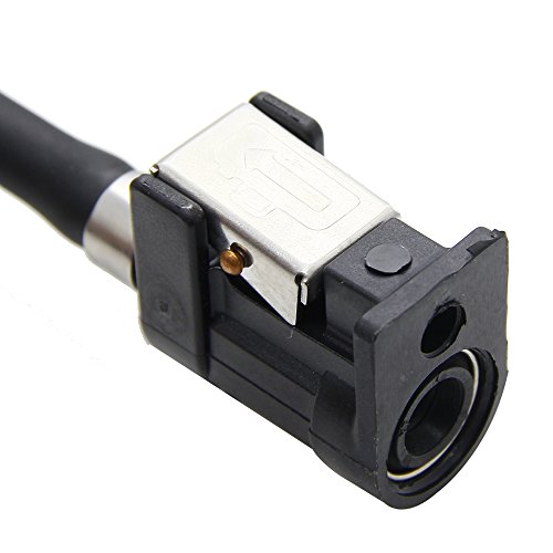 KONDUONE Boat Motor Fuel Line Hose with connector and Primer Bulb Assy 6Y2-24306-55-00 6Y2-24306-56-00 For Yamaha Outboard Motors 5/16" 8mm Hose Bard 9-Feet Length Pipe - 3 months warranty - Thumbnail 5