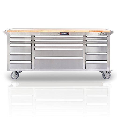 Stainless Steel Working Station Roller Cabinet 72inch Heavy Duty
