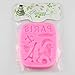 Mujiang Eiffel Tower Cake Decorating Molds Poodle Gum Pastry Paris Silicone Fondant Mold