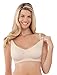 BRAVADO! DESIGNS Women's Body Silk Seamless Nursing Maternity Bra, Ivory, X-Large