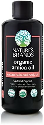 Herbal Choice Mari Organic Arnica Oil 200ml/6.8floz Glass Bottle