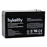 12V 8AH Rechargeable Sealed Lead Acid Battery, F2 Terminal, with Extra F2 to F1 Adapters