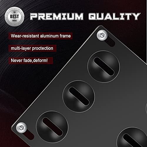 Front Bumper Tow Hook License Plate Mount Bracket Holder Bolt fit for