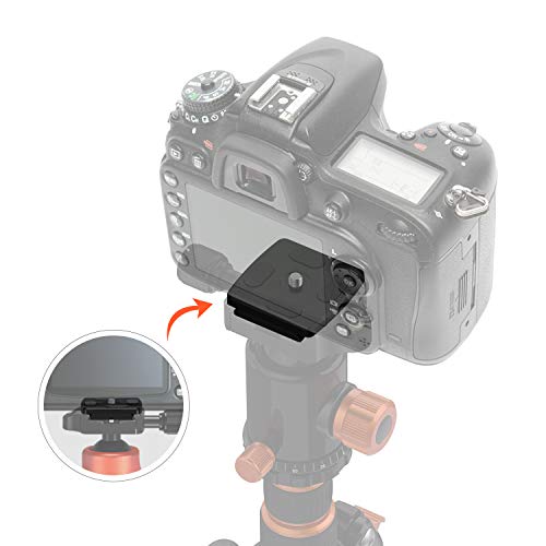 GEEKOTO Tripod Quick Release Plate Camera Mounting Adapter Parts